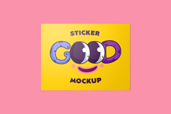 Rectangle Stickers Mockup Product Image 2