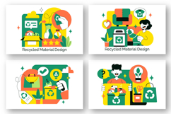 10 Recycled Material Design Illustration Product Image 3