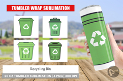 Tumbler Recycling Bin Product Image 1