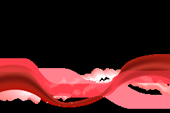 Red abstract dynamic wave business background element design Product Image 2