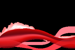 Red abstract dynamic wave business background element Product Image 2