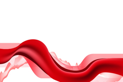 Red abstract dynamic wave business background element Product Image 1