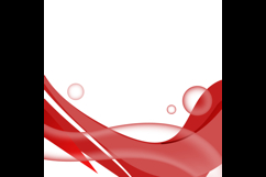 Red abstract dynamic wave decoration element graphic Product Image 2