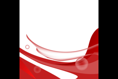 Red abstract dynamic wave decoration element vector Product Image 2