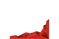 Red abstract polygonal geometry graphic background design Product Image 1