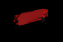 Red and black brush stroke abstract element design Product Image 2