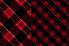 Red and Black Plaid Patterns Design, Sublimation Design Product Image 2