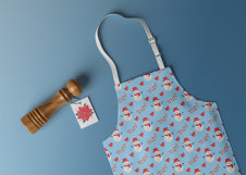 Red and Gold Watercolor Christmas Collection - Folk Art Product Image 8