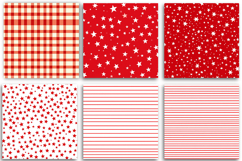 Red and White Digital Paper Product Image 3