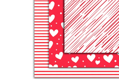 Red and White Digital Paper Product Image 2