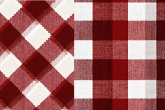Red and White Plaid Pattern Design, Sublimation Design Product Image 2