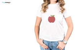 Red Apple Kawaii Cross Stitch Pattern PDF File Product Image 2