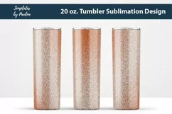 Red Beige Sublimation Design for 20 oz Straight Skinny Tumbler