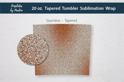 Red Beige Sublimation Wrap for 20 oz Tapered Skinny Tumbler