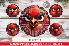 Wind Spinner Red Bird Product Image 1