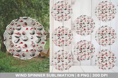 Marble Stone Background Wind Spinner | Sublimation Spinner D Product Image 1