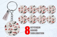 Marble Stone Background Keychain | Keyring Product Image 1