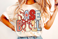 Baseball PNG, Preppy Baseball, Baseball Mom PNG, Game Day Product Image 2