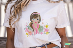 Red &amp; Blush Florals Watercolor Clipart Bundle Product Image 3