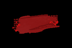 Red brush strokes abstract element background Product Image 2