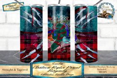 This is a beautiful Peekaboo Icy Christmas raptor sublimation design bundle that features Christmas Plaid textures and pink icy frozen accents. This is a Christmas themed Tumbler bundle