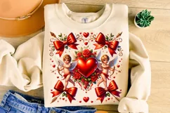 Valentine's Day Cupids PNG, Coquette Bow Valentine PNG, XoXo Product Image 3