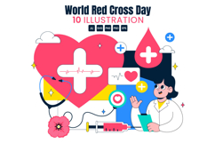 10 World Red Cross Day Illustration Product Image 1