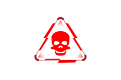 Red danger and warning interface element game icon concept Product Image 1