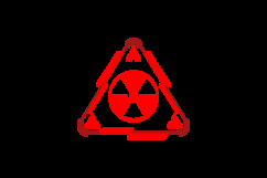Red danger and warning interface element game icon isolated Product Image 2