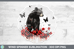 GorgeousRed Drips Wind Spinner design.