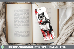 GorgeousRed Drips Bookmark design.