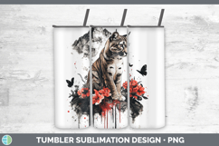 GorgeousRed Drips Tumbler design.