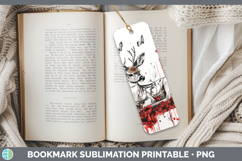GorgeousRed Drips Bookmark design.