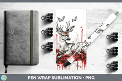 GorgeousRed Drips Pen Wrap design.