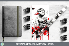 GorgeousRed Drips Pen Wrap design.