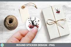 GorgeousRed Drips Stickers design.