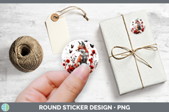 GorgeousRed Drips Stickers design.