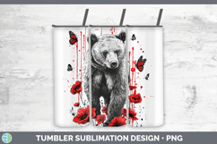 GorgeousRed Drips Tumbler design.