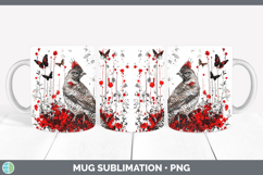 GorgeousRed Drips Mug Wrap design.