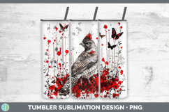 GorgeousRed Drips Tumbler design.