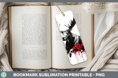 GorgeousRed Drips Bookmark design.