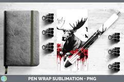 GorgeousRed Drips Pen Wrap design.