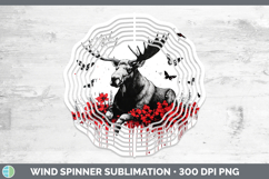 GorgeousRed Drips Wind Spinner design.
