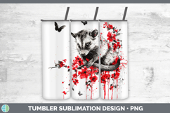 GorgeousRed Drips Tumbler design.