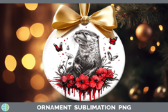 GorgeousRed Drips Ornament design.
