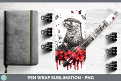 GorgeousRed Drips Pen Wrap design.