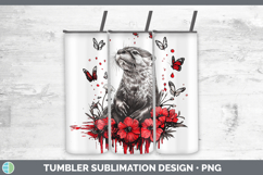 GorgeousRed Drips Tumbler design.