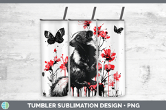 GorgeousRed Drips Tumbler design.