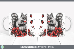 GorgeousRed Drips Mug Wrap design.