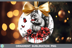 GorgeousRed Drips Ornament design.
